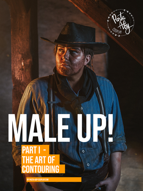 The cover of our Cosplay Tutorial Make-up eBook "MALE UP! Vol. 1 - The Art of Contouring"
